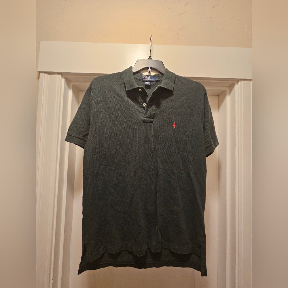 Ralph Lauren Men's Dark Green Polo Shirt